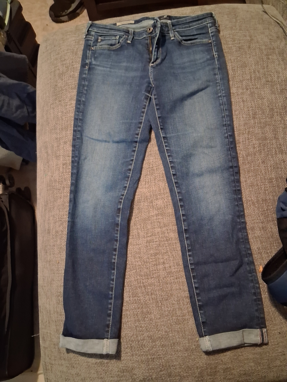AG Adriano Goldschmied Women’s Boyfriend Jeans - Medium Blue Wash